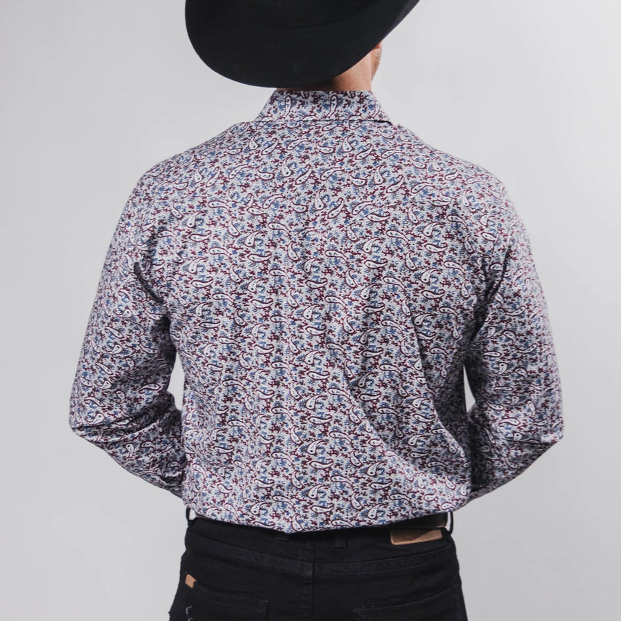 Camisa Hannover Estampada Amibas Blanco/Rojo 368