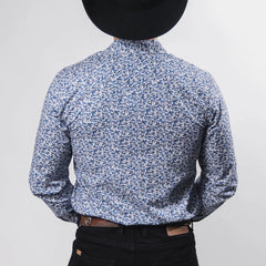 Camisa Hannover Est Amibas Blanco/Azul 369