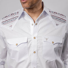 Camisa Cactus Bord Blanca 125