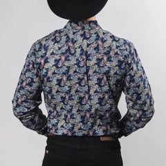 Camisa Hannover Est Amibas Azul/Naranja 371