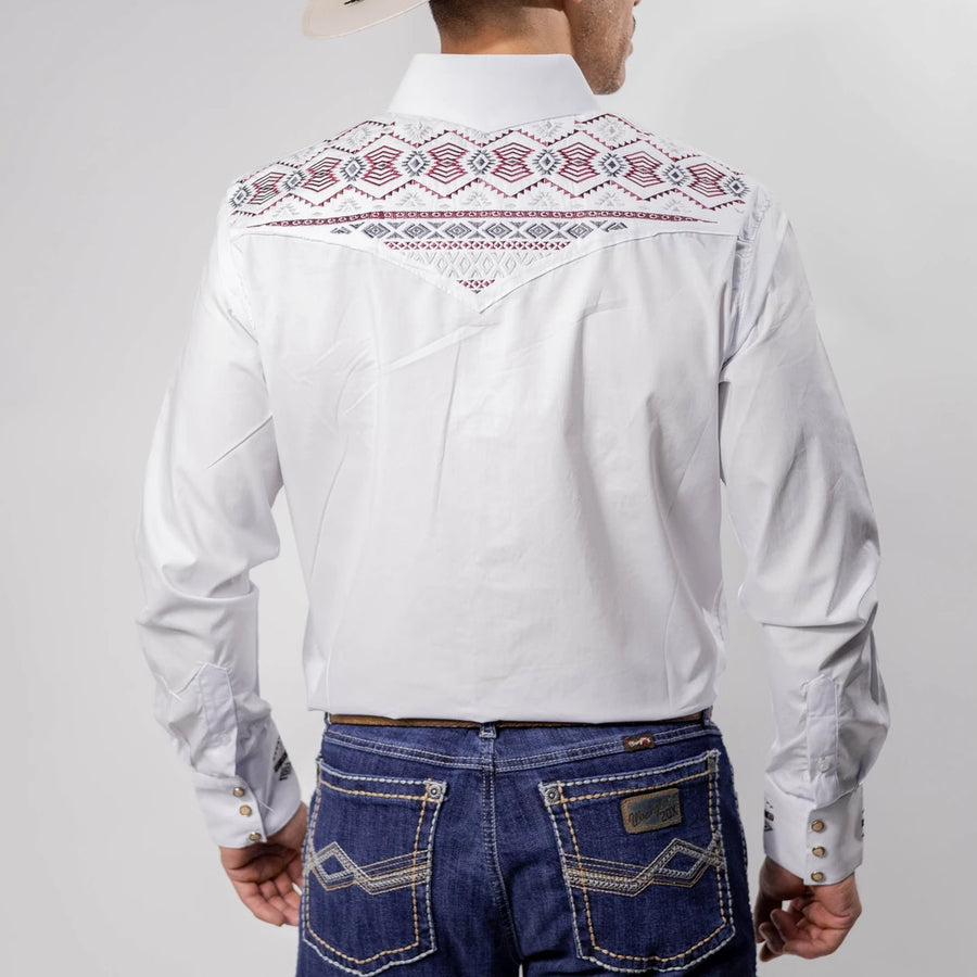 Camisa Cactus Bord Blanca 125