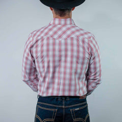 Camisa Custer Cuadros Valencia Blanco/Rojo 020
