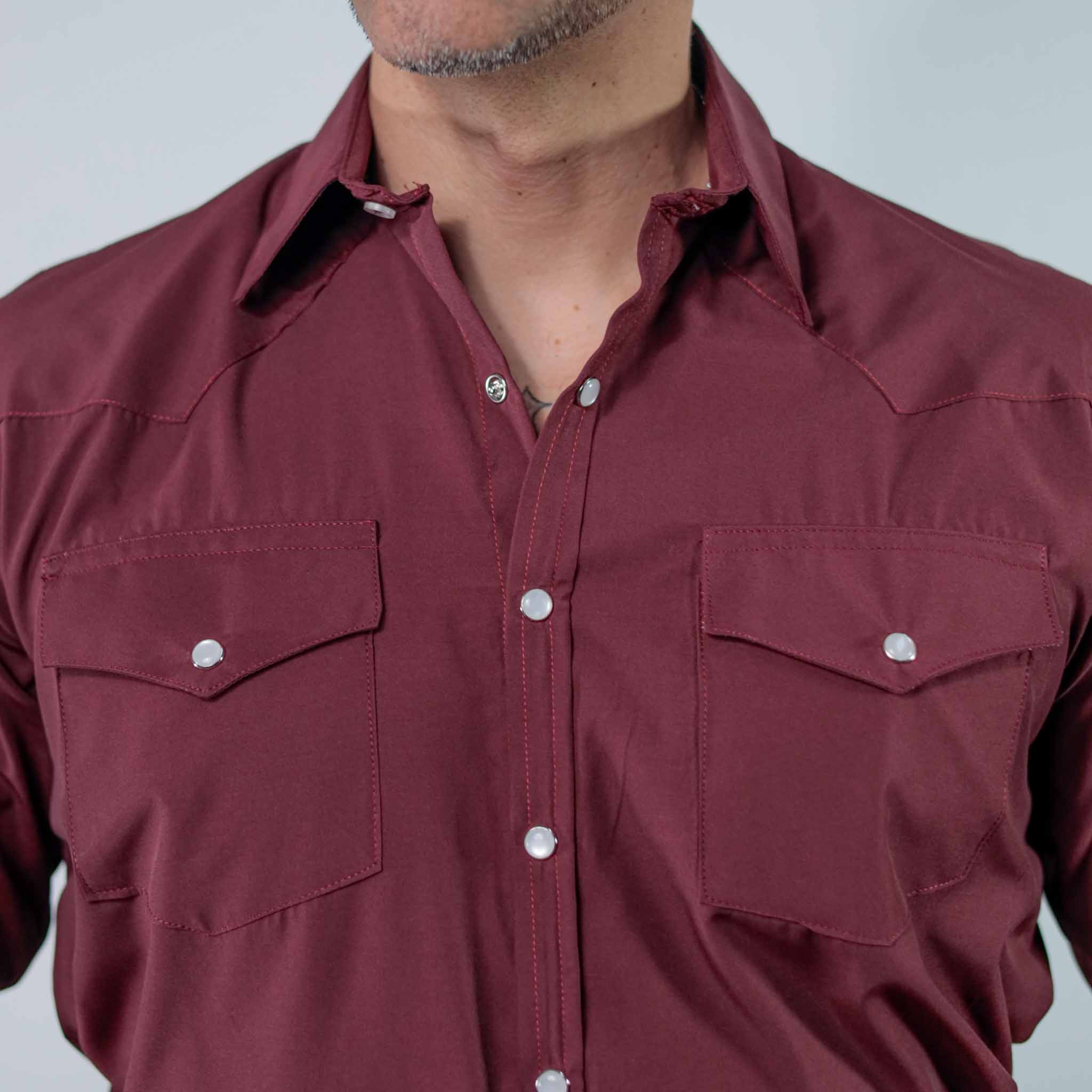 Camisa Custer Lisa Valencia Vino 021