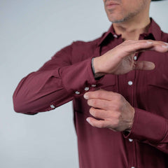 Camisa Custer Lisa Valencia Vino 021