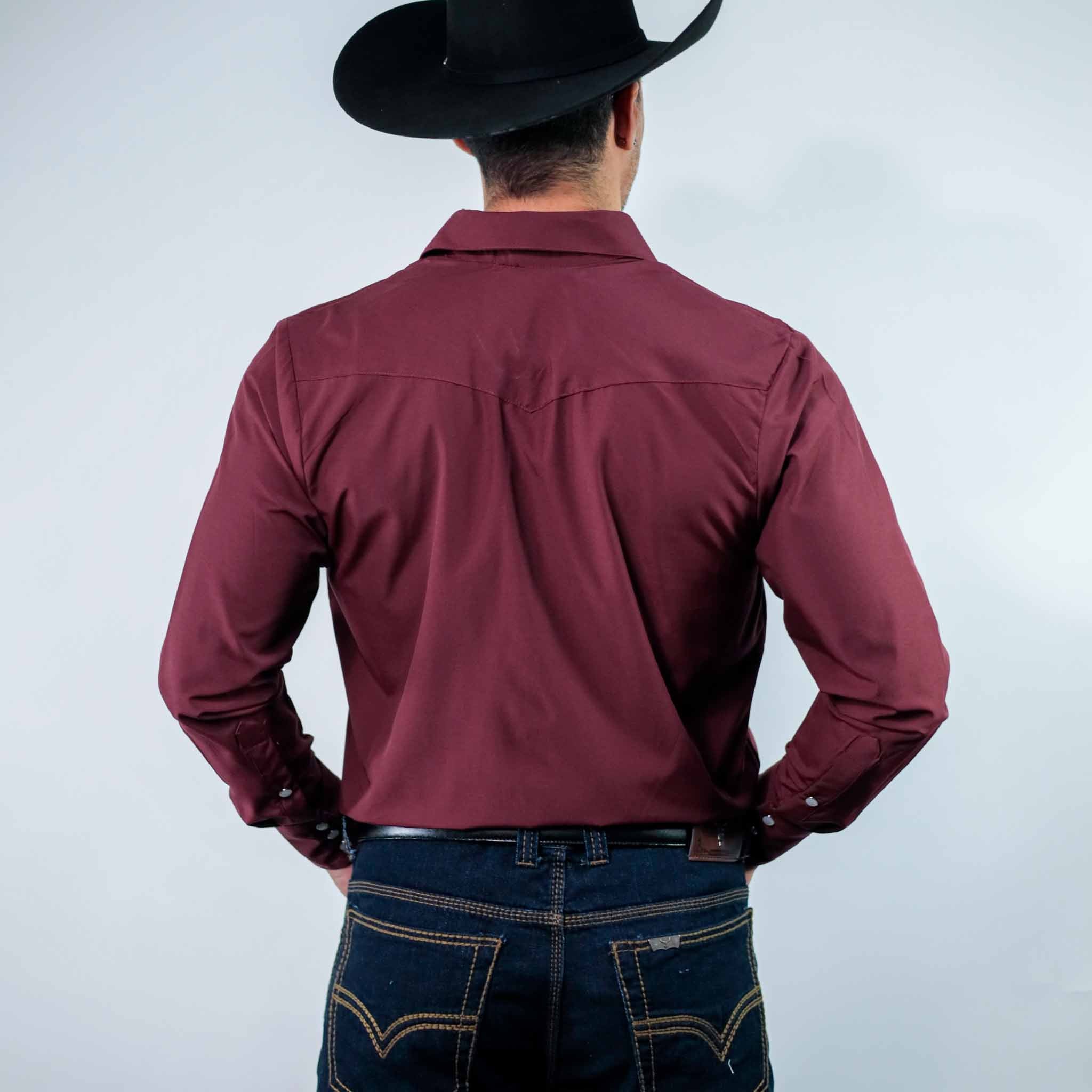 Camisa Custer Lisa Valencia Vino 021