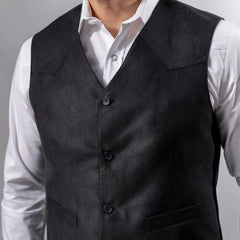 Chaleco Vaquero Far West Gamu Negro 036