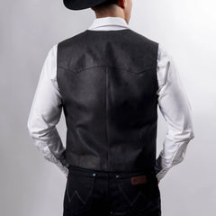 Chaleco Vaquero Far West Gamu Negro 036