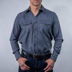 Camisa Custer Est Valencia Gris/Blanco 024