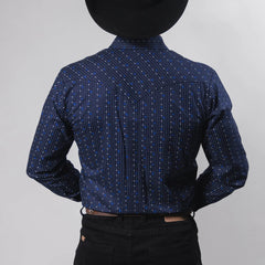 Camisa Hannover Est Punto Azul Flor/Bco 352