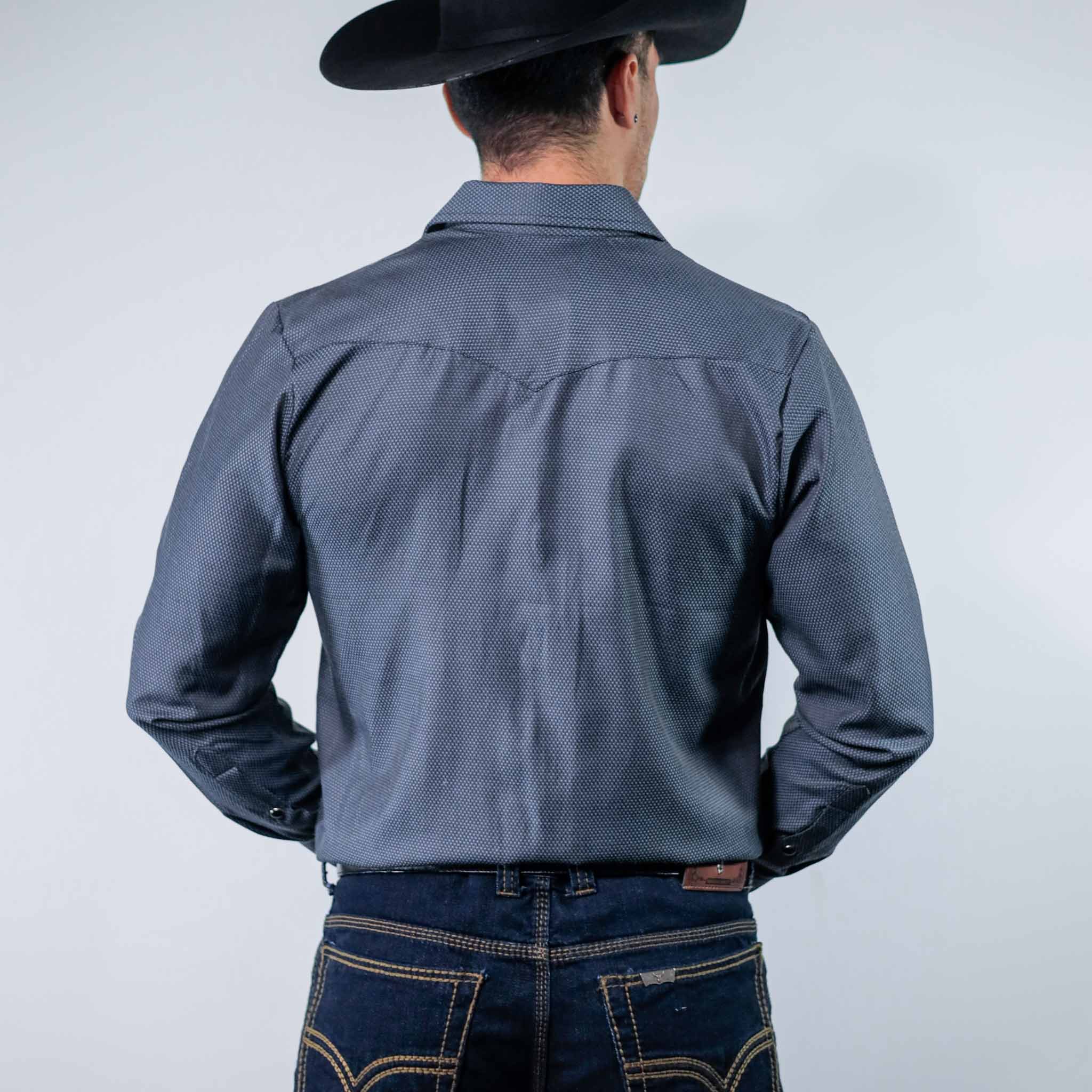 Camisa Custer Est Valencia Gris/Blanco 024