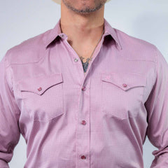 Camisa 1800 West Est Puntos Rosa/Blanco 033