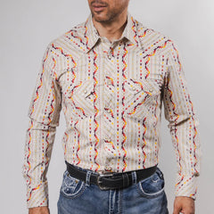 Camisa Rock&Roll Navajo Beige Colors 048