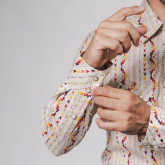 Camisa Rock&Roll Navajo Beige Colors 048