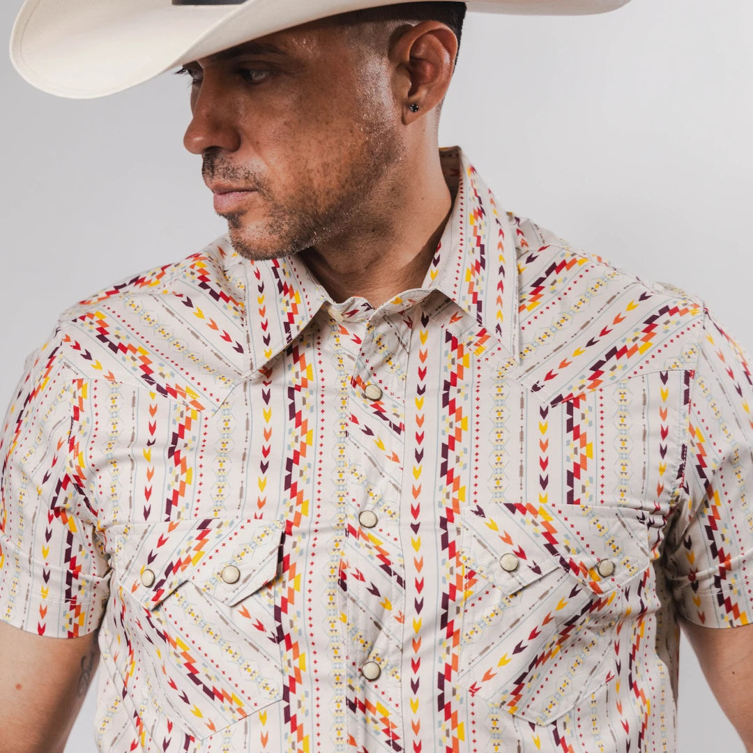 Camisa Rock&Roll MC Navajo Beige Colors 053