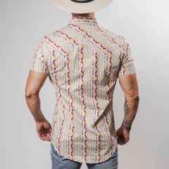 Camisa Rock&Roll MC Navajo Beige Colors 053