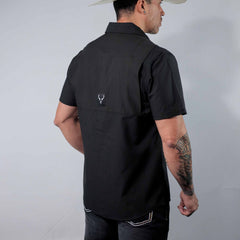 Camisa McAllen MC Pescador Negra 075