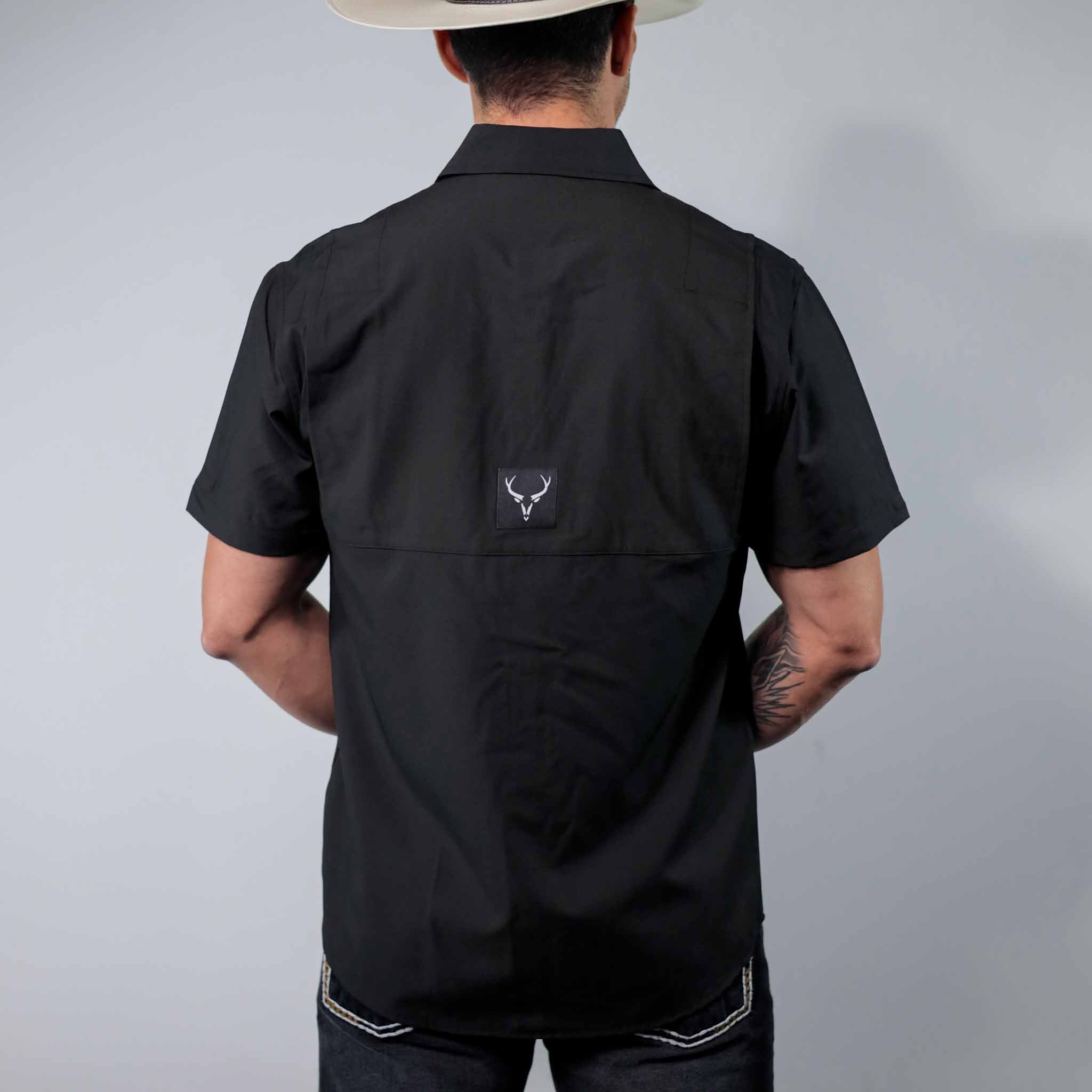 Camisa McAllen MC Pescador Negra 075