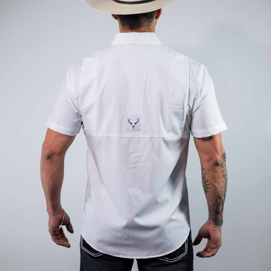 Camisa McAllen Manga Corta Performance Blanca 076