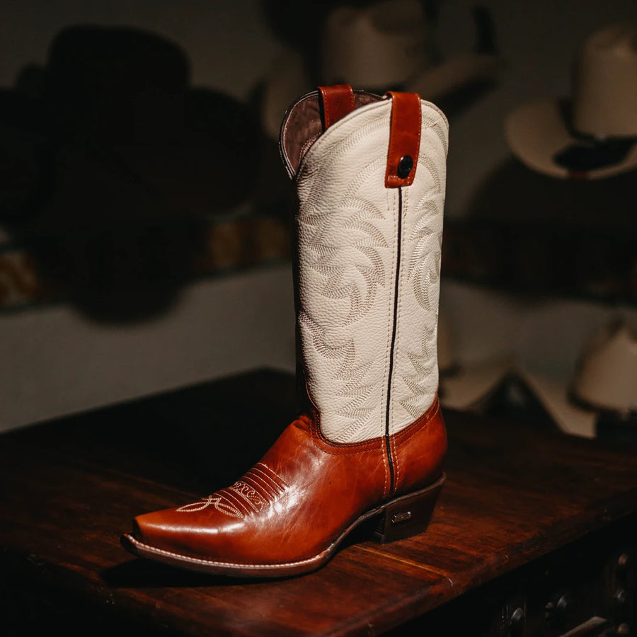 Bota Athiri Camilly Ferre Bco/Miel 011