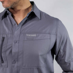 Camisa 5th Ranch Lisa Performance Gris 009