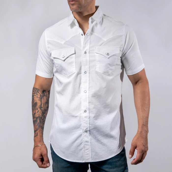 Camisa Platini Manga Corta Performance Blanco 054
