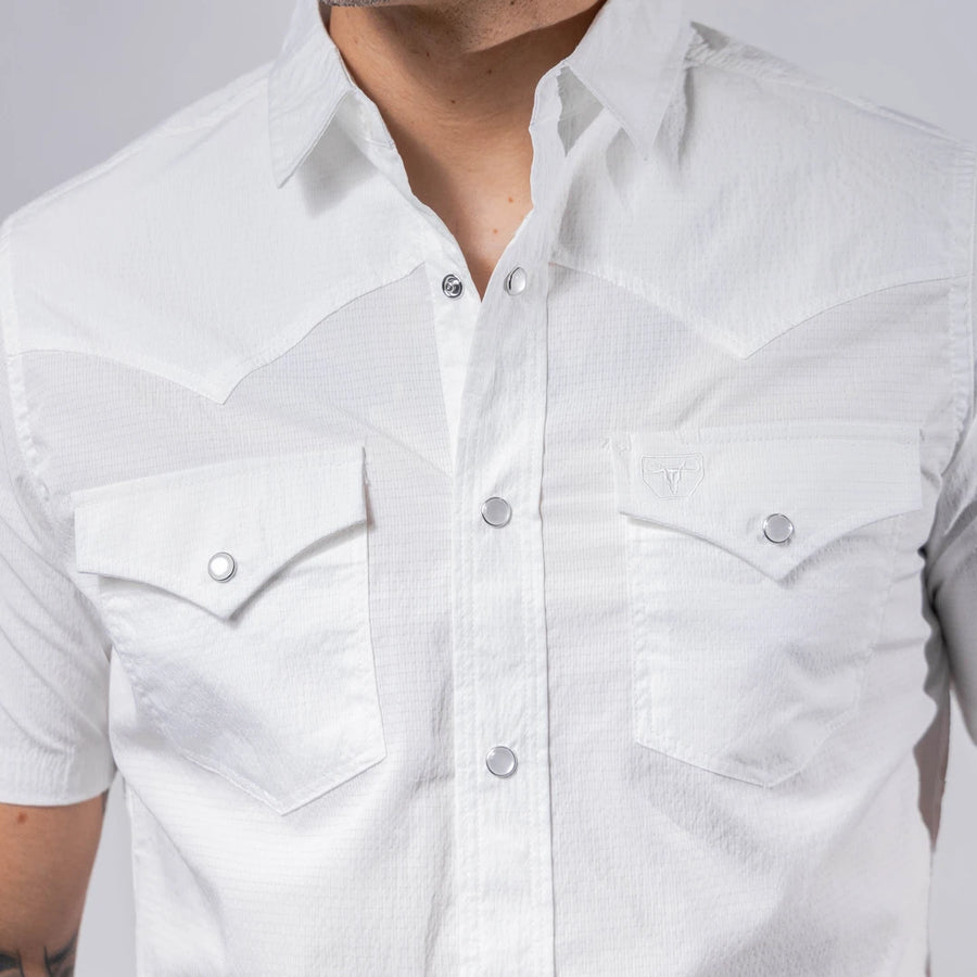 Camisa Platini Manga Corta Performance Blanco 054