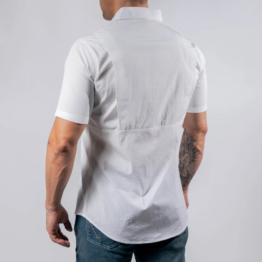 Camisa Platini Manga Corta Performance Blanco 054