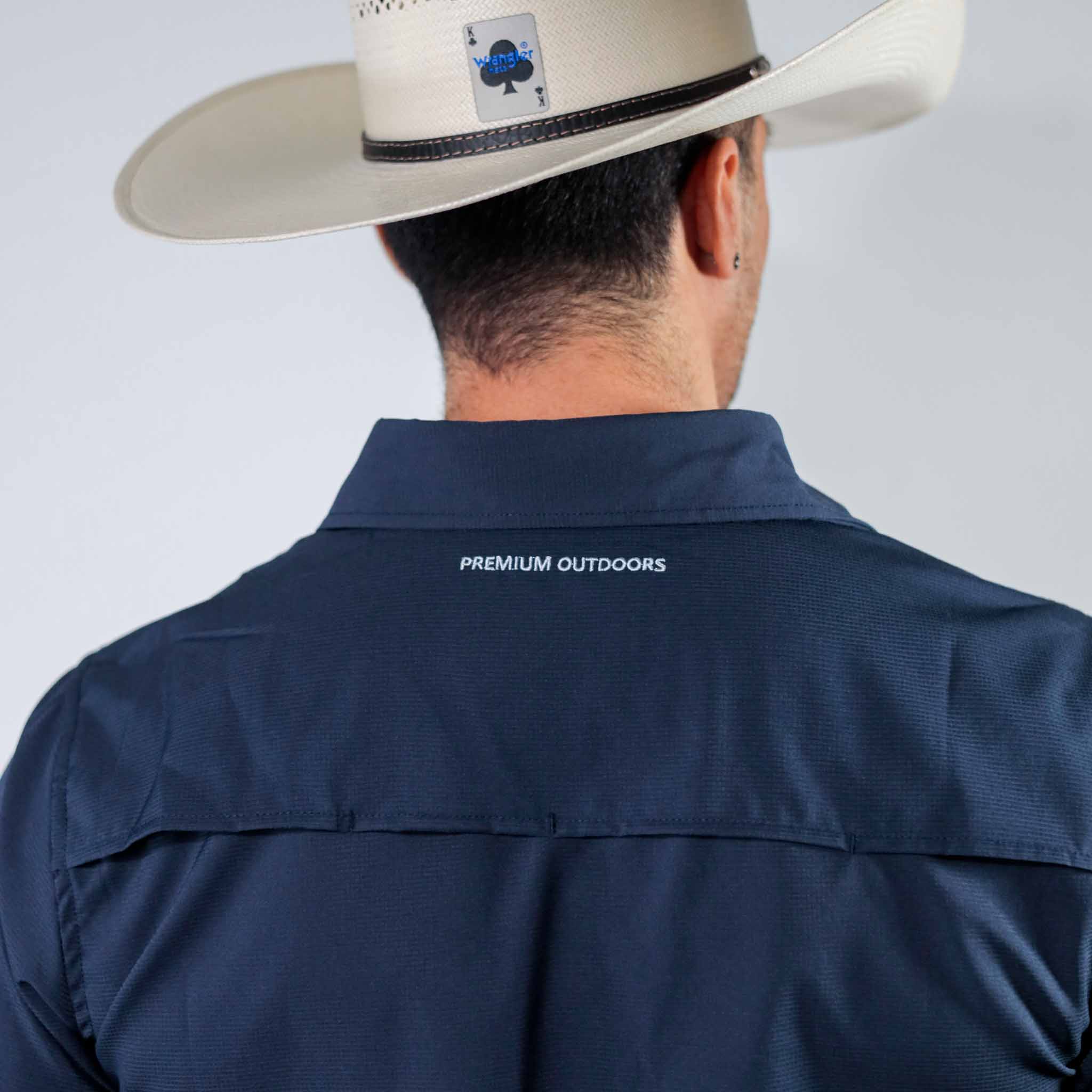 Camisa 5th Ranch Lisa Performance Azul 011