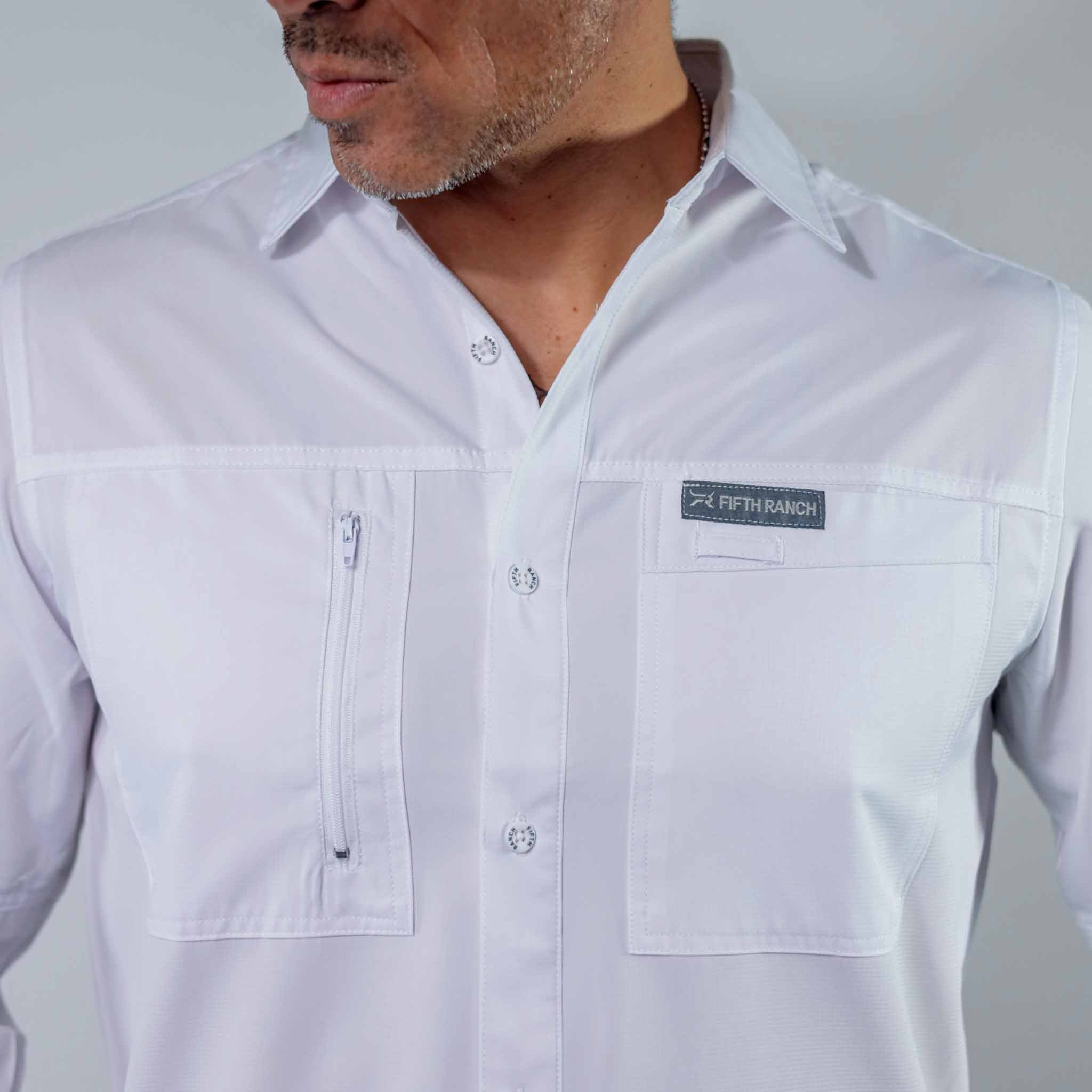 Camisa 5th Ranch Lisa Performance Blanco 012