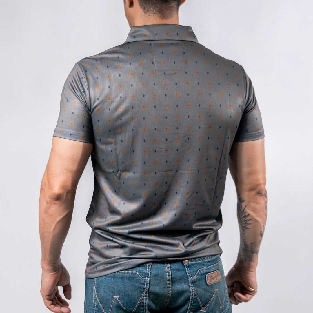 Polo Platini FIT Est Puntos Olivo 057