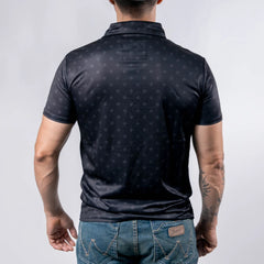 Polo Platini FIT Est Puntos Negro 058