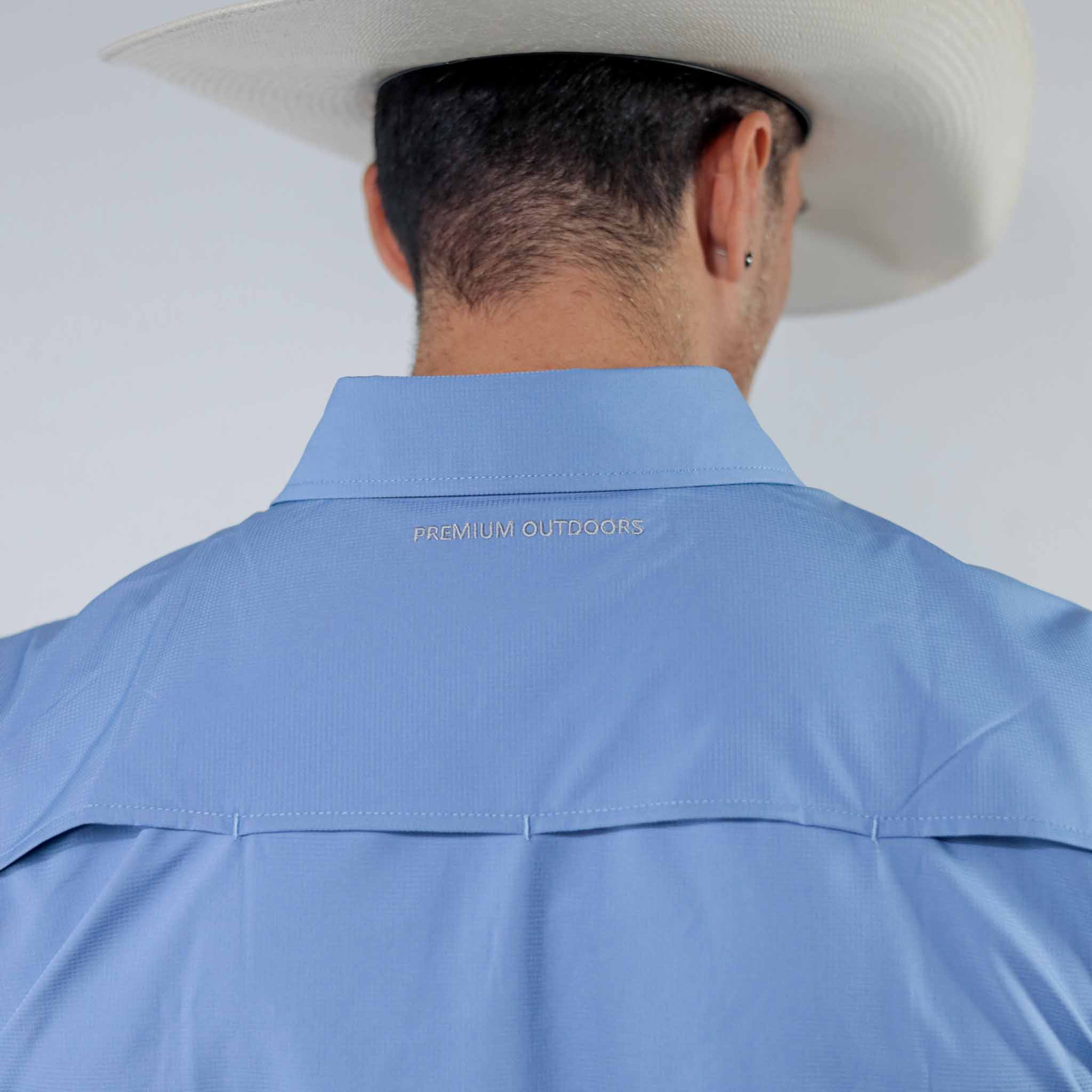 Camisa 5th Ranch Lisa Performance Celeste 013