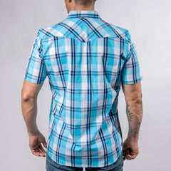 Camisa Bochi MC Cua Blanco/Celest 014