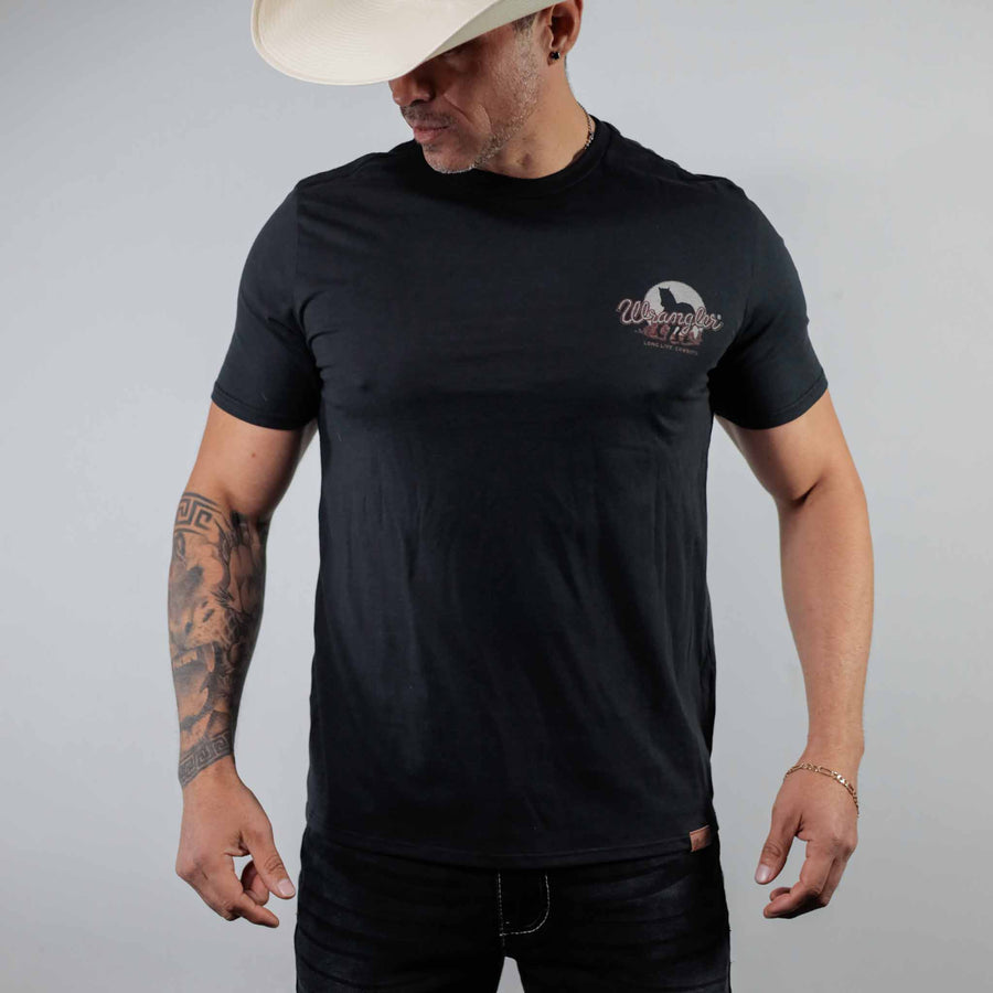 Playera Wrangler Negro Desert Horse 271