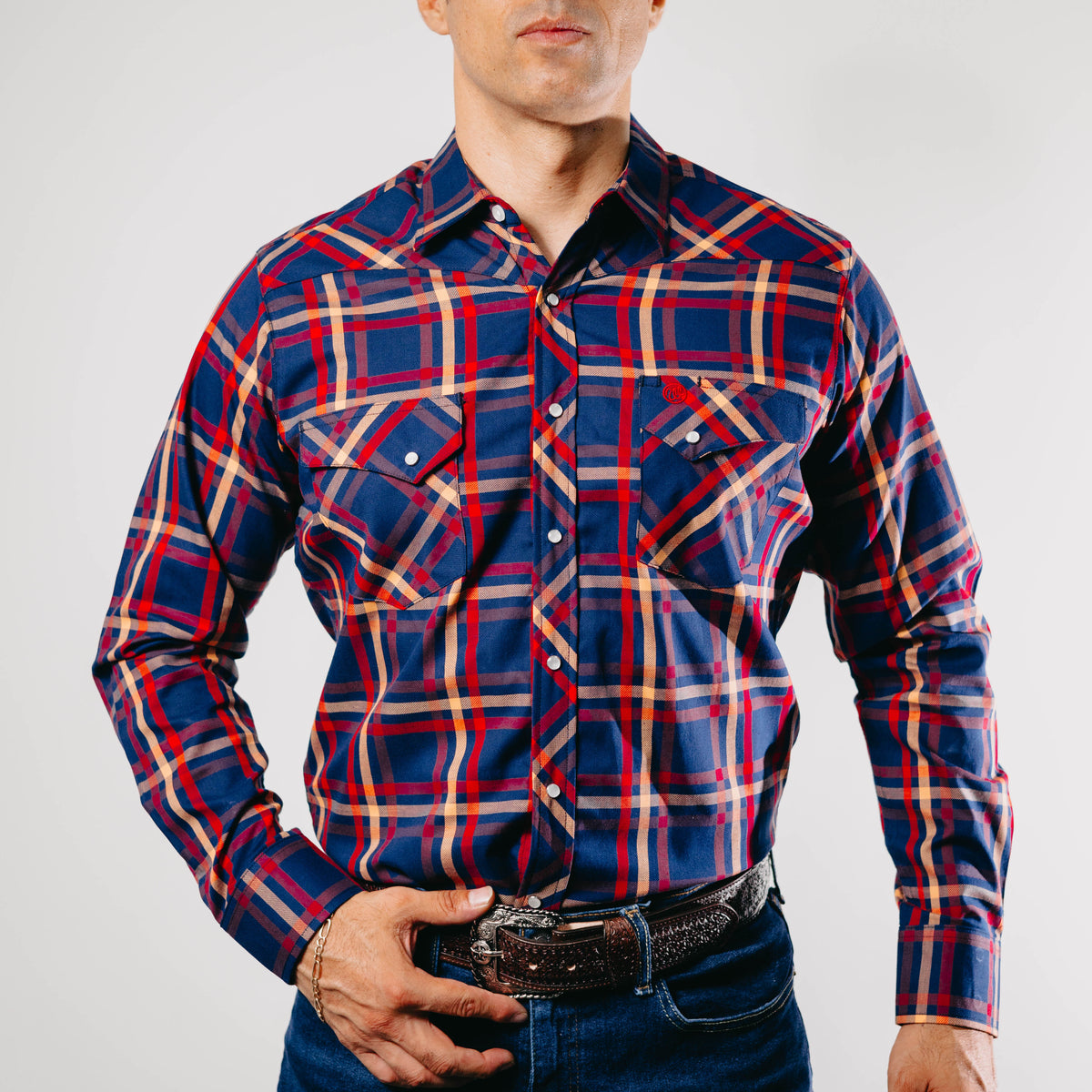 Camisa Wrangler Cua Azul 211