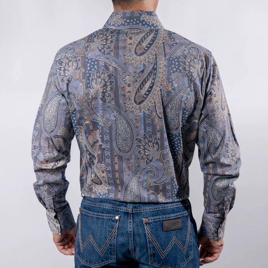 Camisa Cactus Estampada Amibas Gris 132