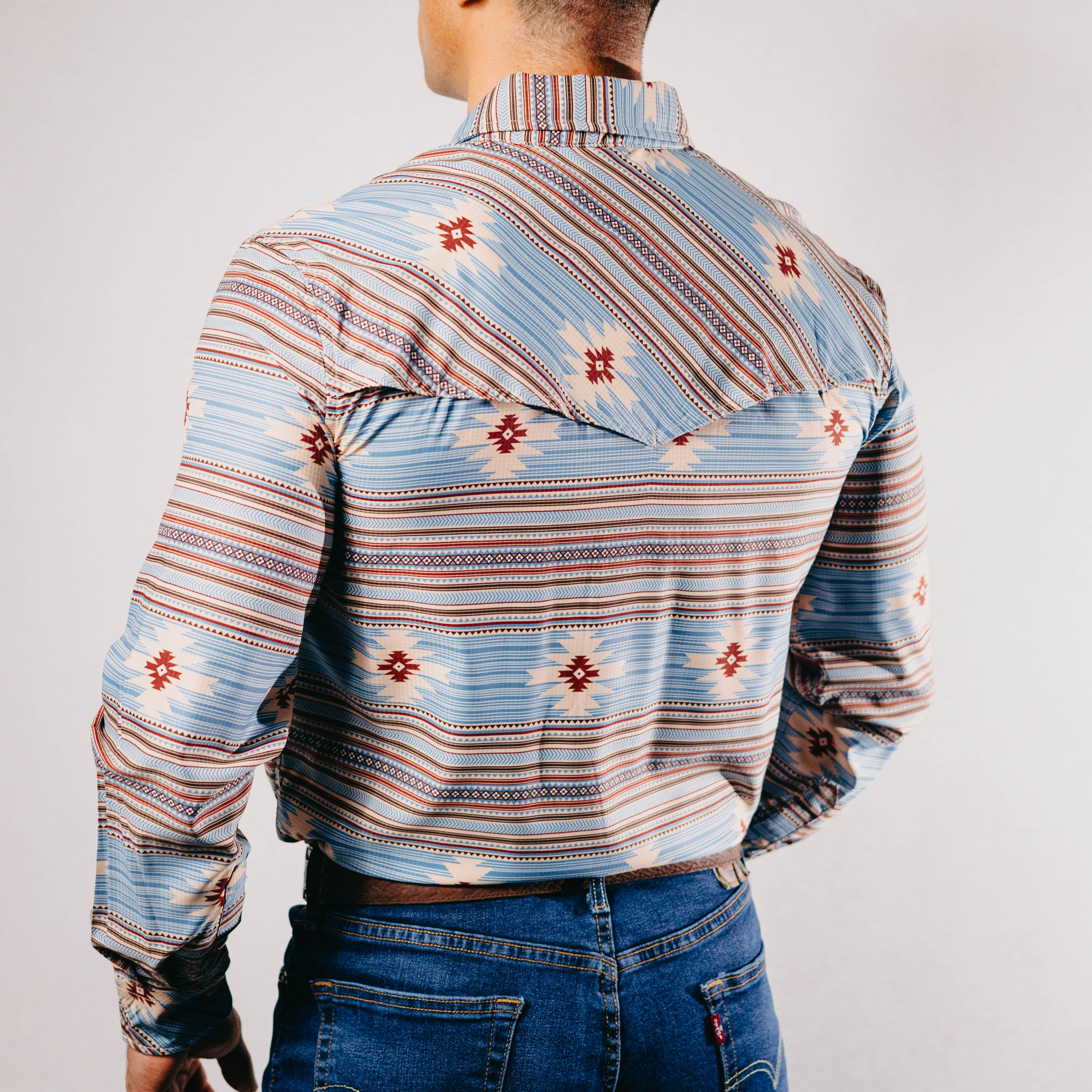 Camisa Rock&Roll Performance Aztec Blue 003