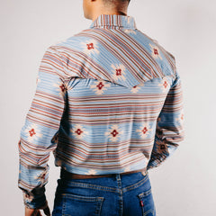Camisa Rock&Roll Performance Aztec Blue 003