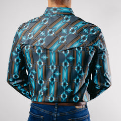 Camisa Rock&Roll Performance Aztec Teal 005