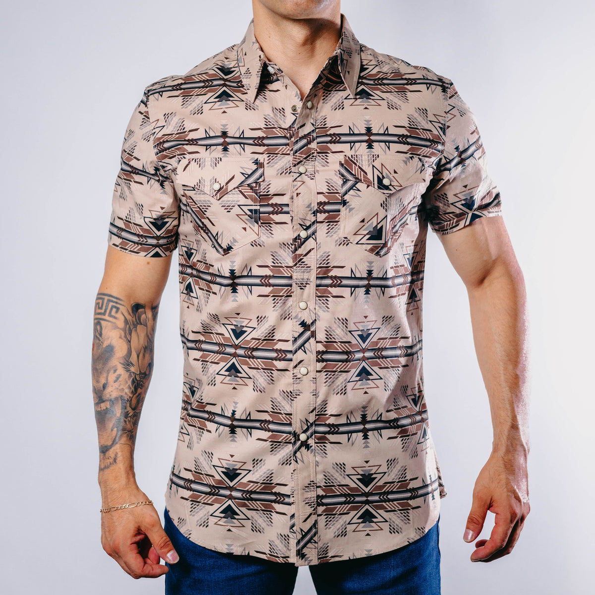 Camisa Rock&Roll MC Aztec Brown 013