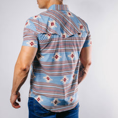 Camisa Rock&Roll MC Performance Aztec Blue 016