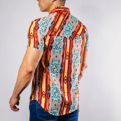 Camisa Rock&Roll MC Performance Aztec Teal 017