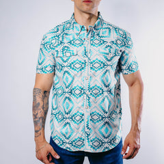 Camisa Rock&Roll MC Performance Aztec Verde 018