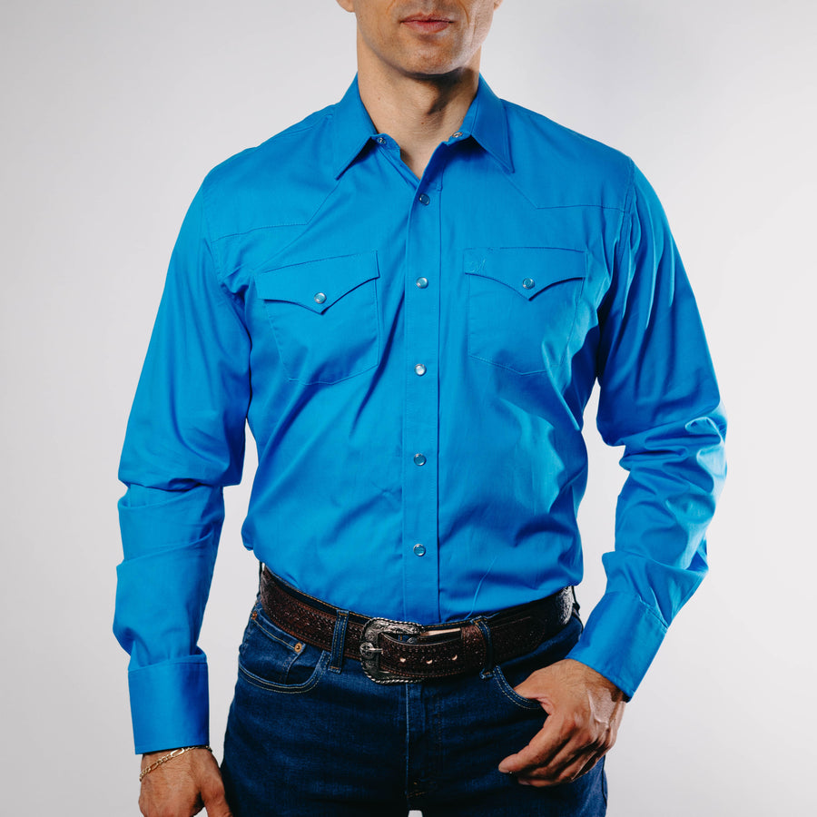 Camisa 1800 West Lisa Turquesa 006