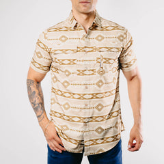 Camisa Platini MC Performance Aztec Beige 028