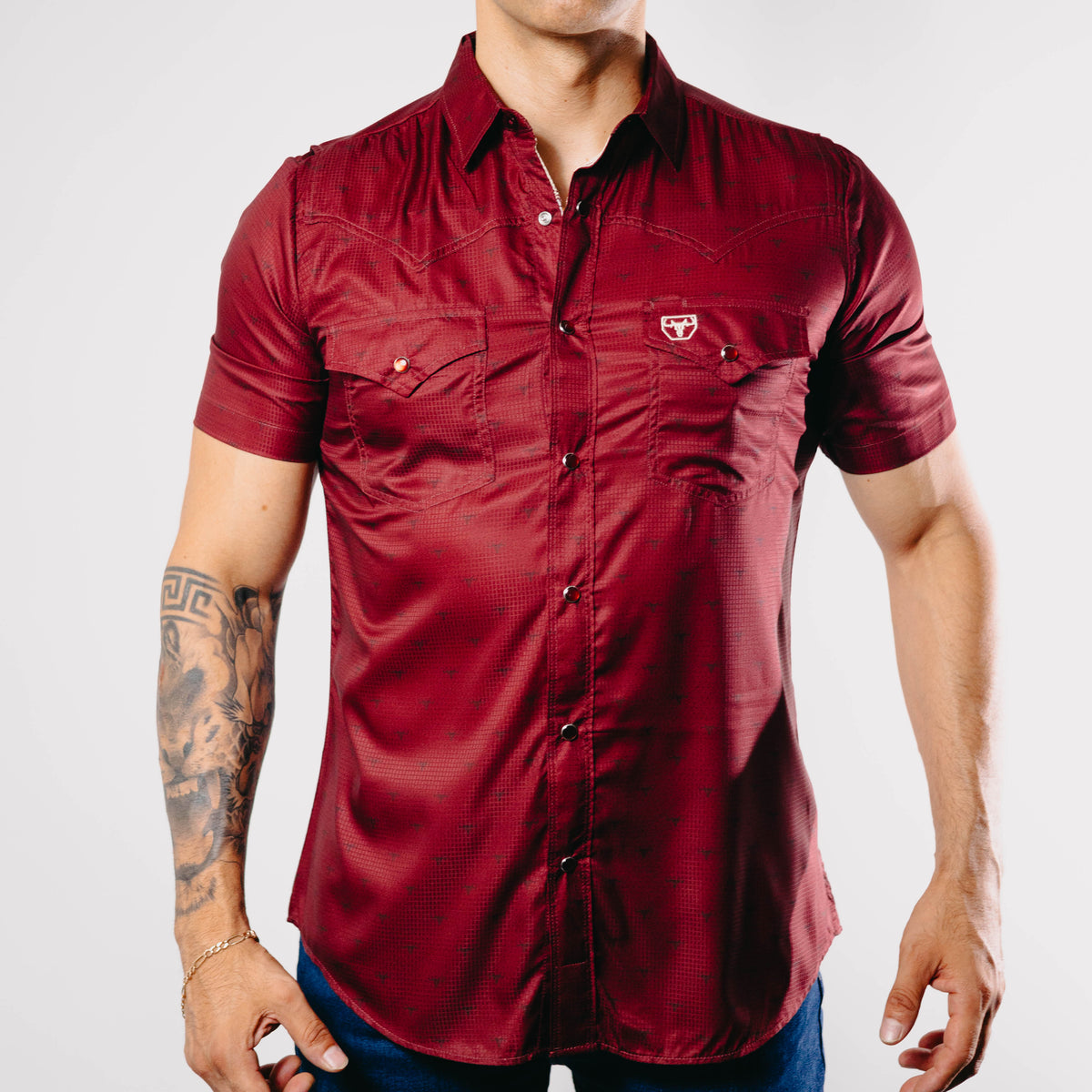 Camisa Platini MC Performance Vino 030