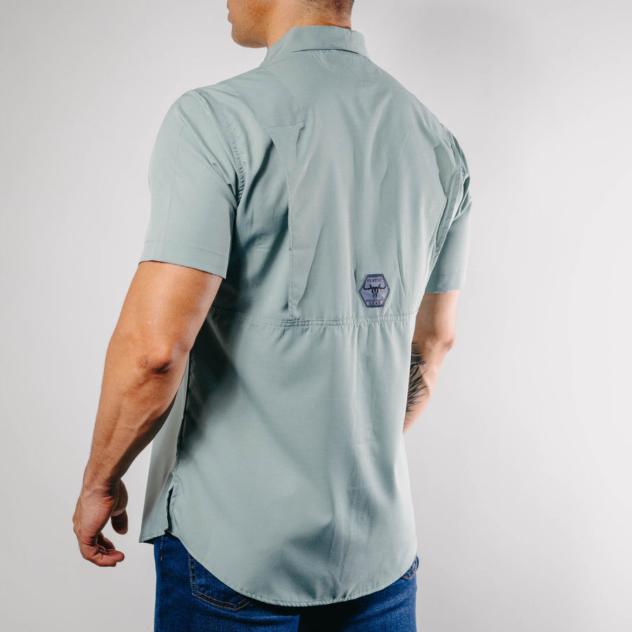 Camisa Platini Manga Corta Performance Verde 032