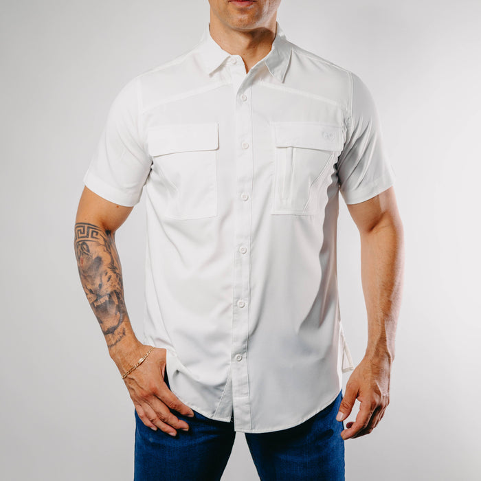 Camisa Platini Manga Corta Performance Blanco 033