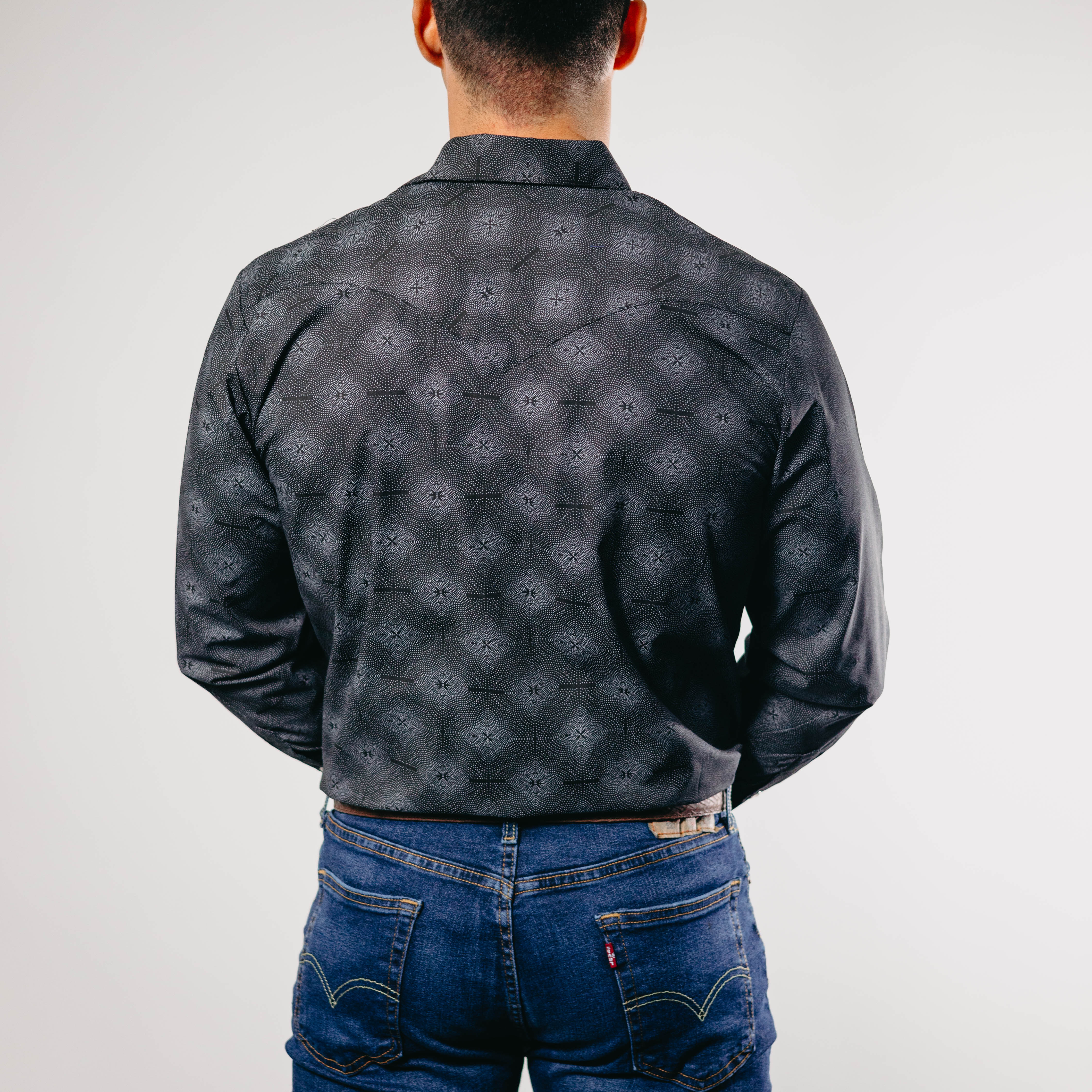 Camisa Hannover Est Negro Flor 309