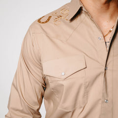 Camisa Hannover Bord Herrad Khaki 311